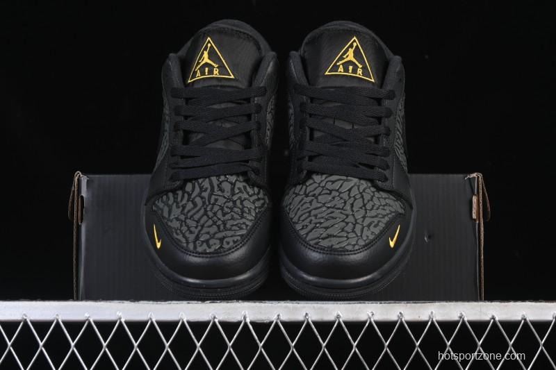 Nike Air Jordan 1 Low Elephant Print Casual Sneakers - IM6568-010