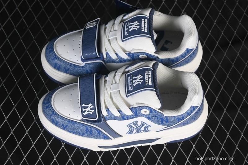 New York Yankees Chunky Liner Pocket Monogram Height-Increasing Thick Sole Casual Running Shoes - 3ASXP025N50NYS