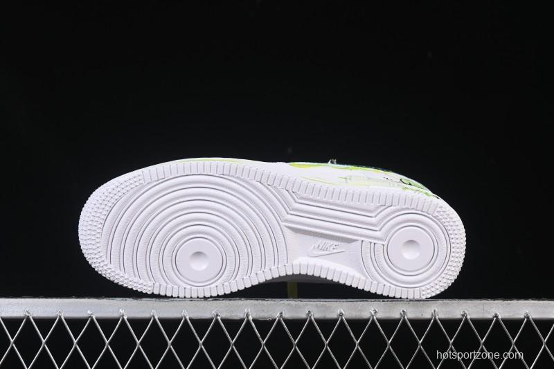Nike Air Force 1 '07 Low Capricorn Hand-Painted Doodle Zodiac Series Casual Sneakers - 1222119