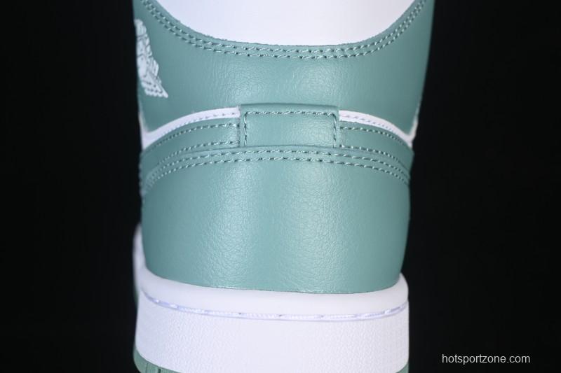 Nike Air Jordan 1 Mid Jade Smoke - BQ6472-138