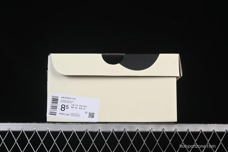 Nike Air Force 1'07 Low Gucci Collaboration White Light Brown Low-Top Casual Sneakers - YF9511-807