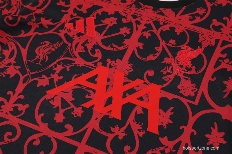 25/26 Liverpool Red Camouflage Short Sleeve Jersey+Shorts with XS