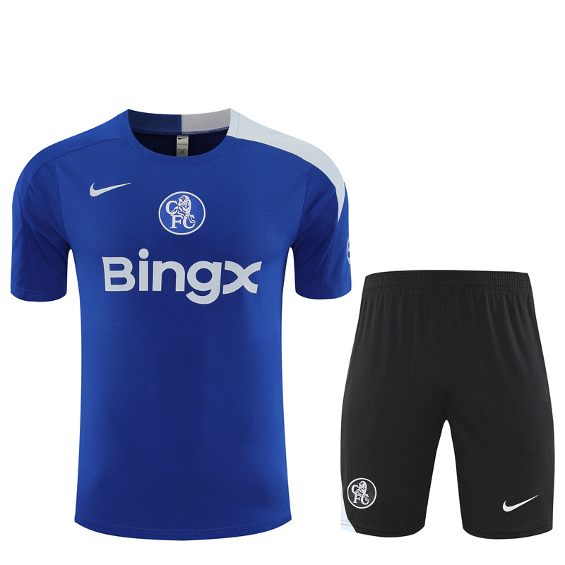 25/26 Chelsea Blue T90 with XS Short Sleeve+Soccer Shorts