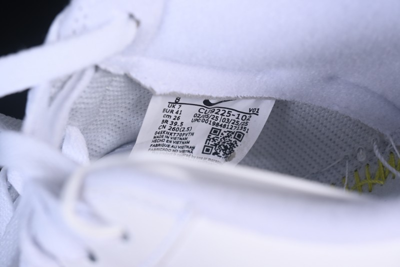 Nike Air Force 1 '07 Low Supreme Collaboration Casual Sneakers with Full-Length Air Cushion - CU9225-102