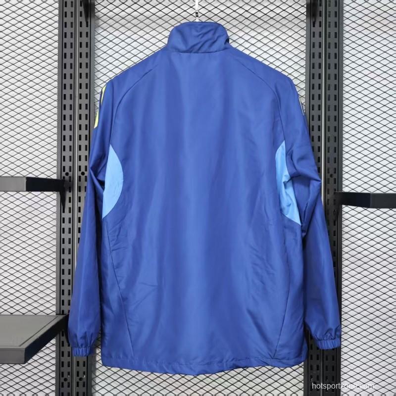 25/26 Club America Blue Windbreaker (with Inner Lining)
