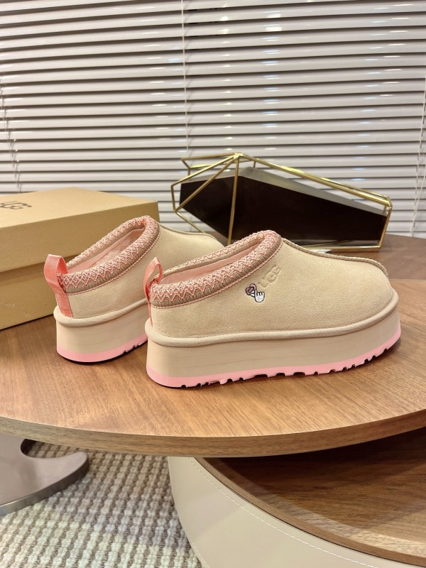UGG Tazz Platform Wool Slipper Boots - MJ00230