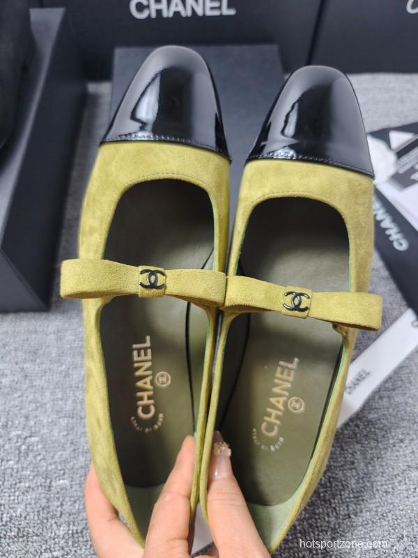 Chanel Classic Slingback Bow Flats - LY00290