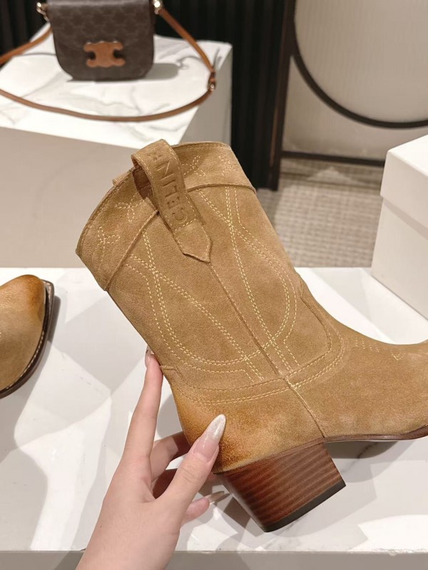 CELINE Fashion Boots 2025 SS Collection with Arch of Triumph Logo - LY00440