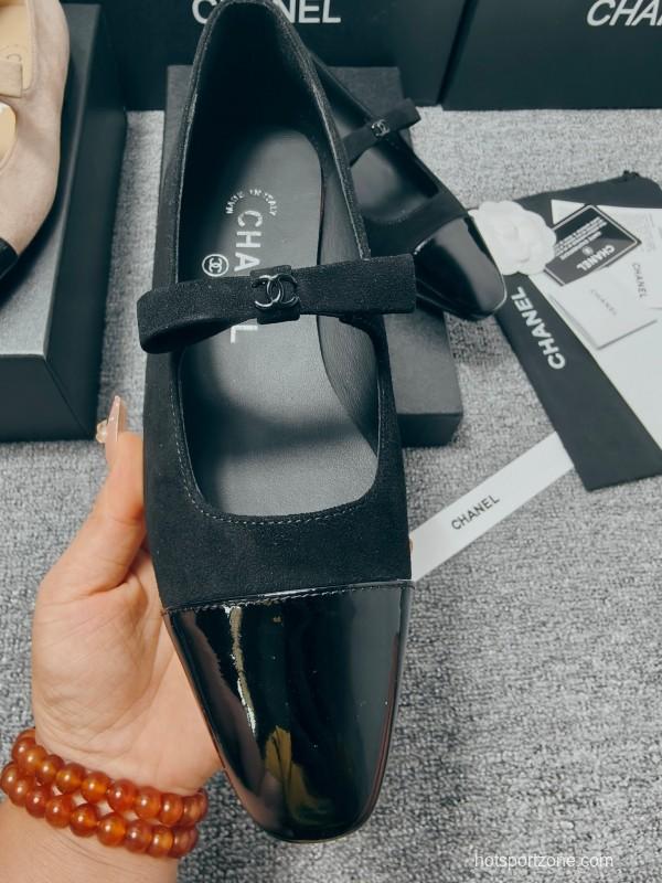 Chanel Classic Slingback Bow Flats - LY00290