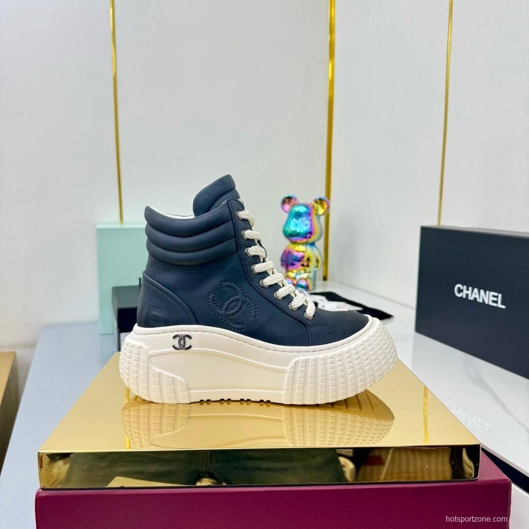 Chanel 2025 SS Short Boots Essential Fall Winter Heavy Duty Style - LY00400