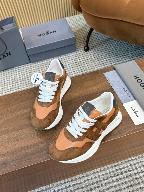 Hogan H-STRIPES Series Couple Thick Sole Dad Shoes Airship Shoes Casual Sports Shoes - AS00350