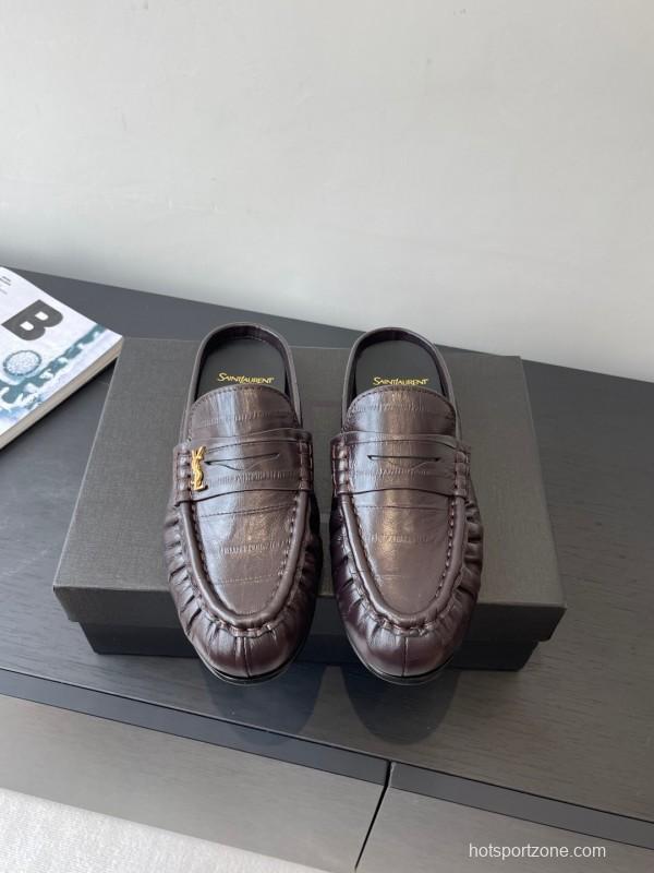 Saint Laurent Classic Loafer Slip-On Flats - KFY00320