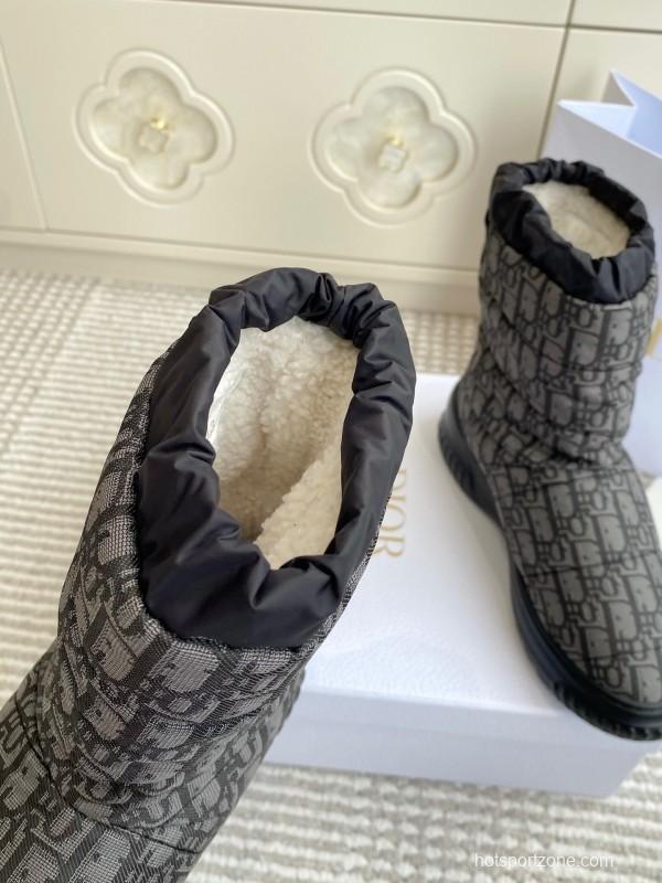 Dior Frost Ankle Boots Wool Platform Snow Boots - KFY00300