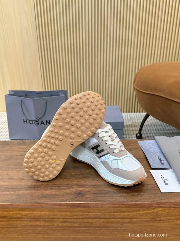 Hogan H-STRIPES Series Couple High Platform Chunky Dad Shoes Casual Sneakers - LY00370/LY00380