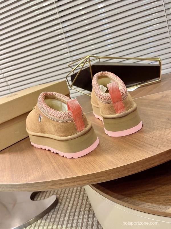 UGG Tazz Platform Wool Slipper Boots - MJ00230