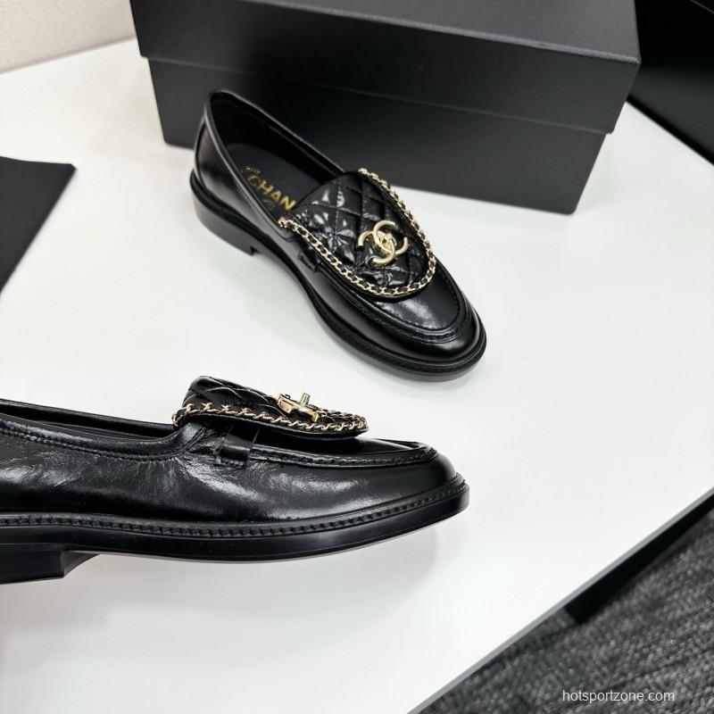 Chanel Classic Flap Chain CC Buckle Loafers - LY00320