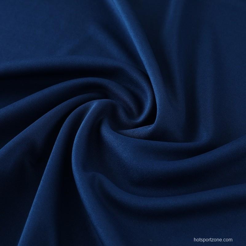 2025 Portugal Royal Blue Short Sleeve+Soccer Shorts