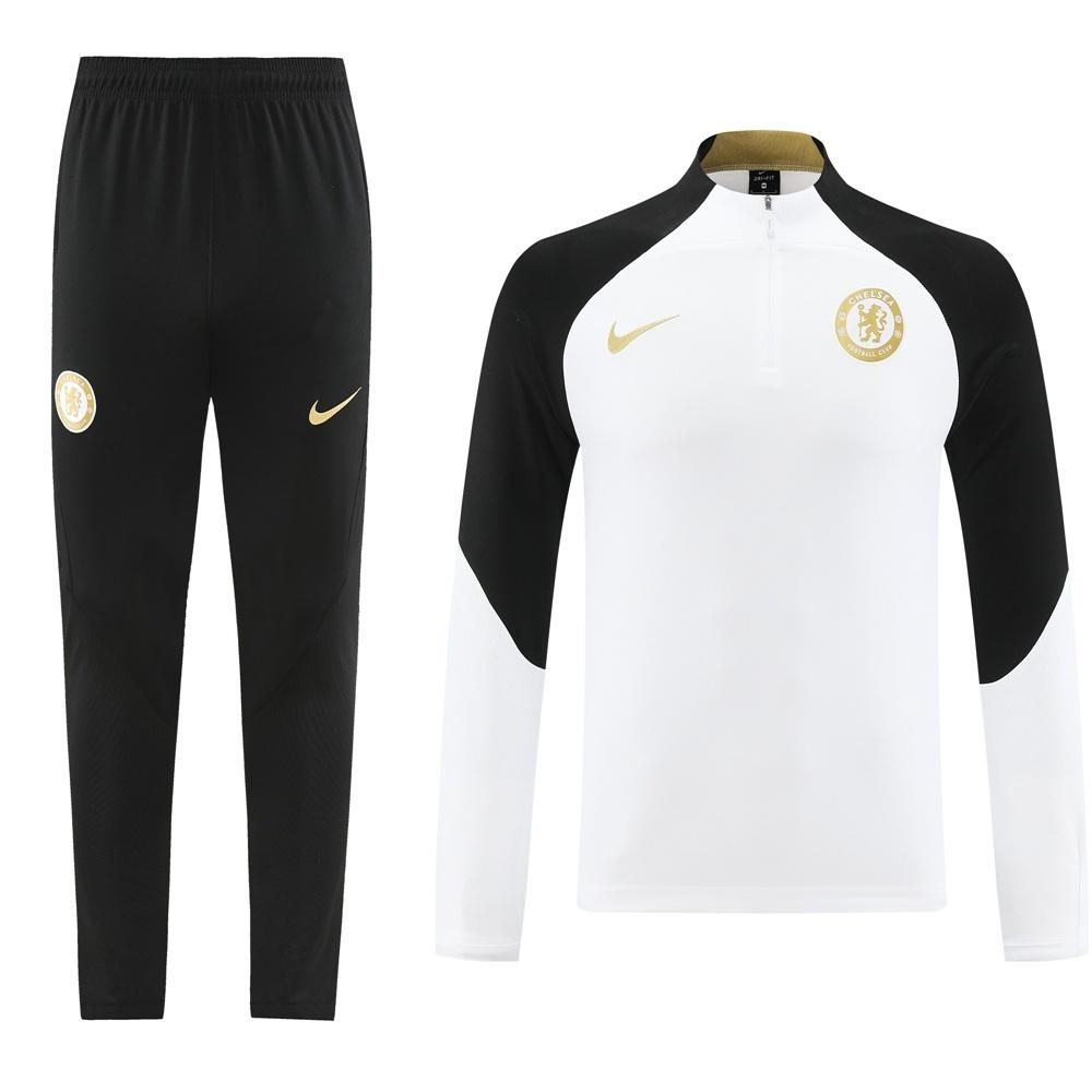 25/26 Chelsea White Half Zipper Jacket+Long Pants