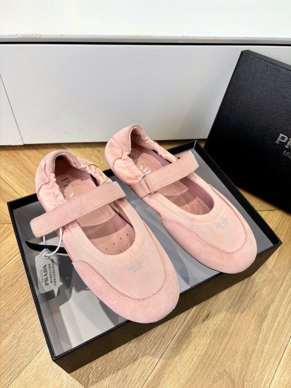 Prada 2025 SS Metal Toe Thin Sole Training Shoes Casual Shoes - LY00260