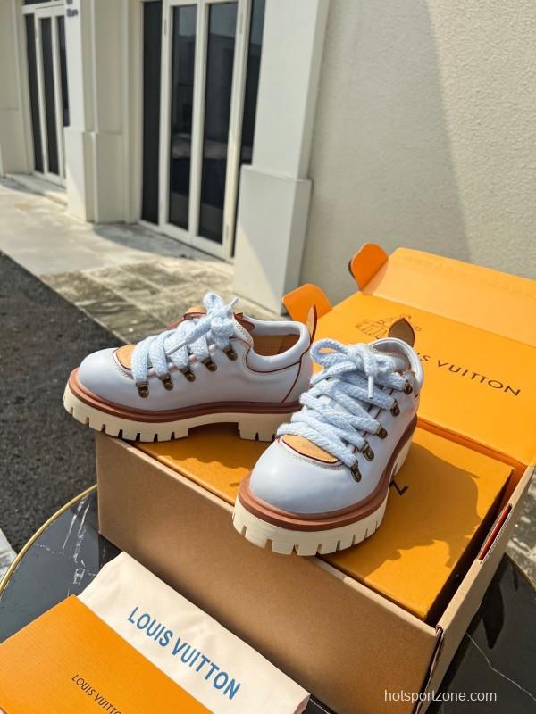 Louis Vuitton REMIX Lace-Up Derby Hiking Shoes - LY00340