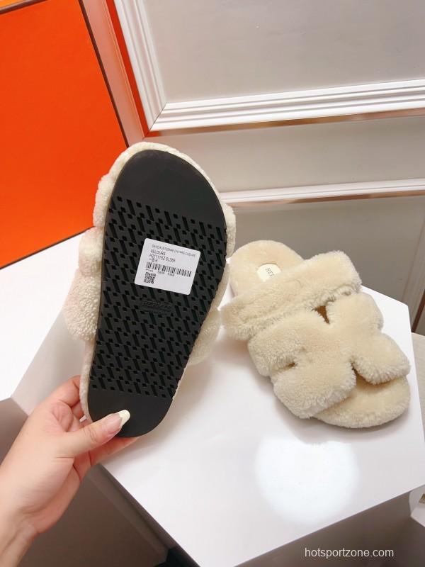 H Love Uncle Shoes Fur Slippers - LY00270