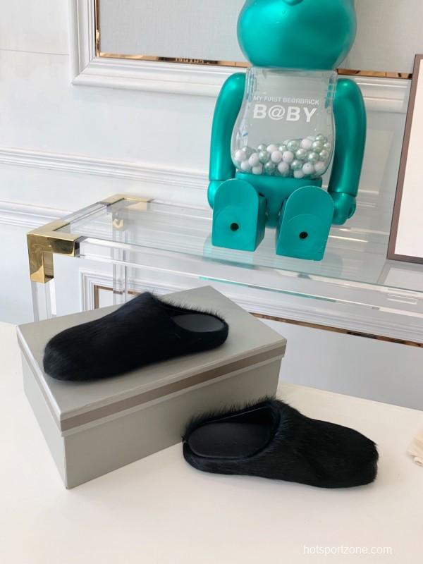 Marni 2025/SS Mule Shoes with Pony Hair - LY00