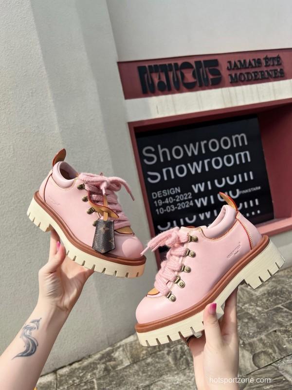 Louis Vuitton REMIX Lace-Up Derby Hiking Shoes - LY00340