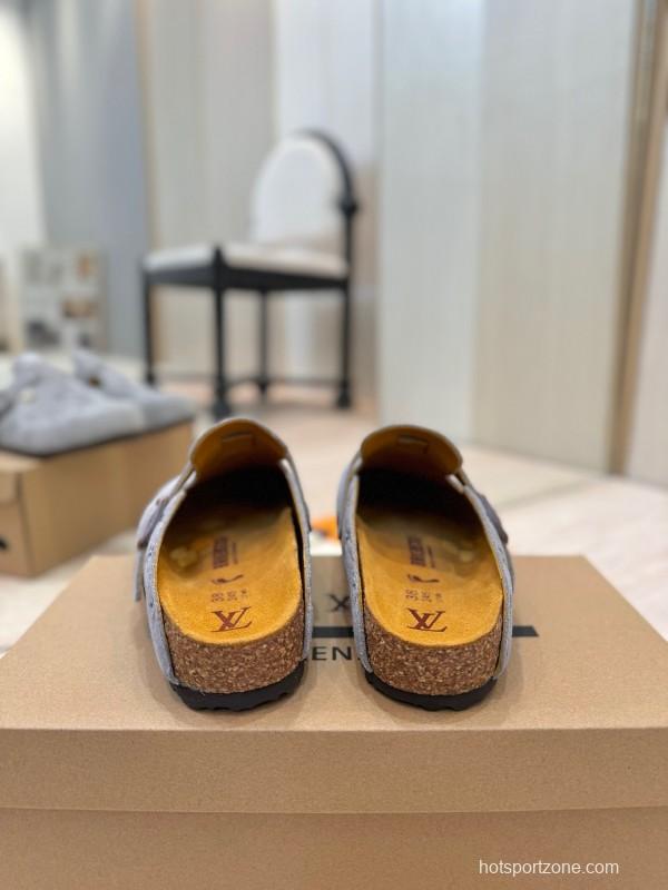 Louis Vuitton Louis Vuitton × BIRKENSTOCK Boston Soft Sole Mule Slippers - KFY00300