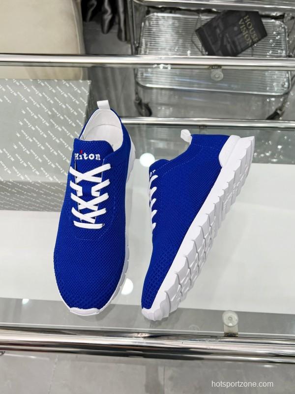 Kiton Four Seasons Classic Casual Knit Shoes - KFY00300