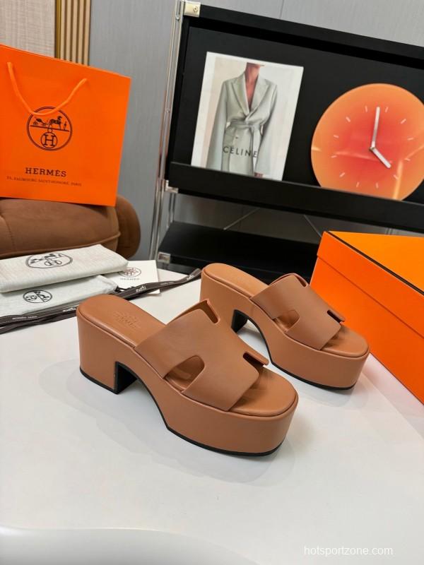 Brand Classic Platform Wedge Sandals with Waterproof Base - LY00