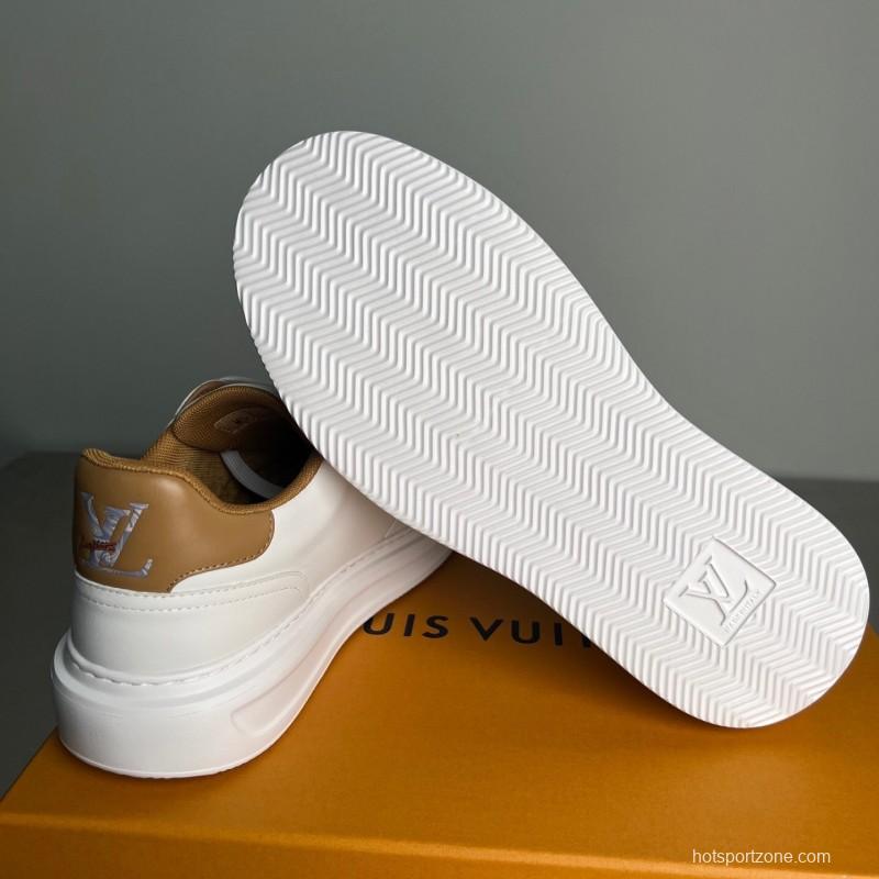 Louis Vuitton Beverly Hills Low-Top Fashion Sneakers Unisex Couple Style - YC