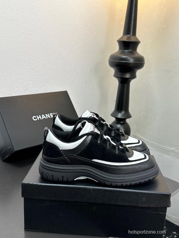 Chanel Spring/Summer 2025 Runway Thick Sole Sneakers - LY00320