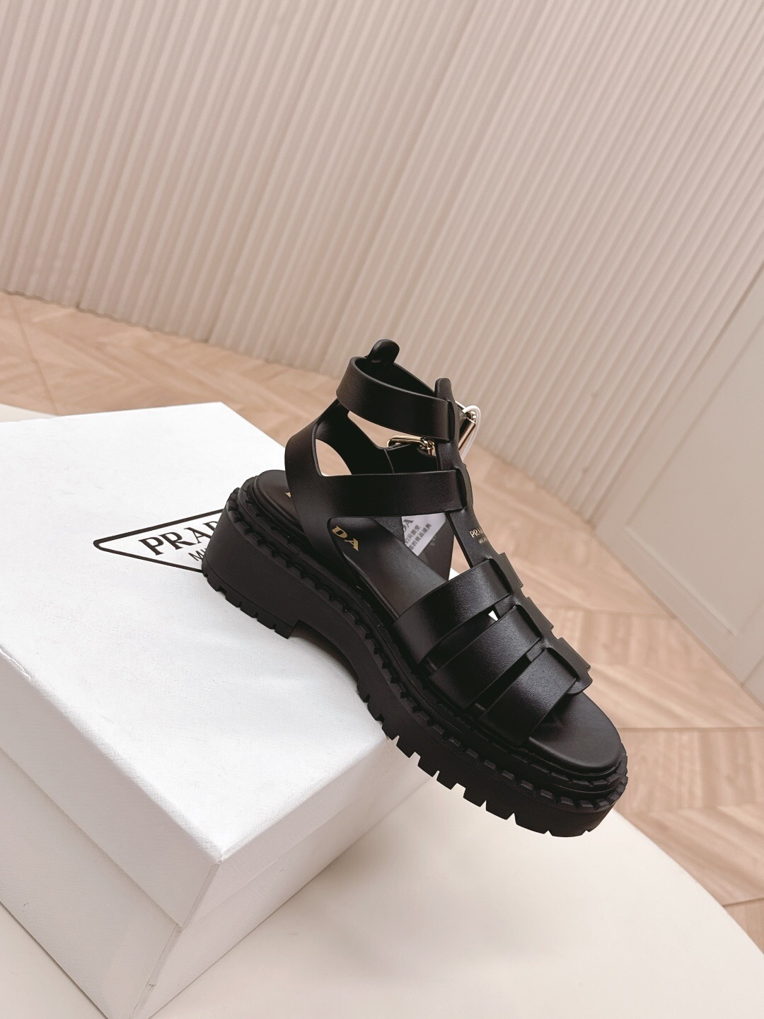 Prada Spring Summer 2025 High-Top Sandals Roman Platform - LY00300