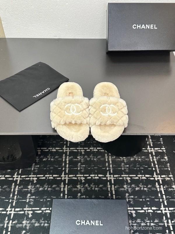 Chanel 2025 SS Classic Fluffy Slippers - LY00250