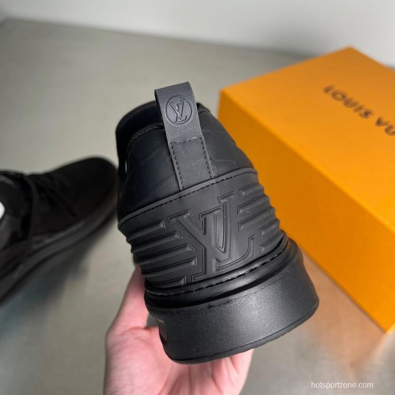 Louis Vuitton Beverly Hills Monogram Knit Sneakers with Imported IP Foam Sole - YC