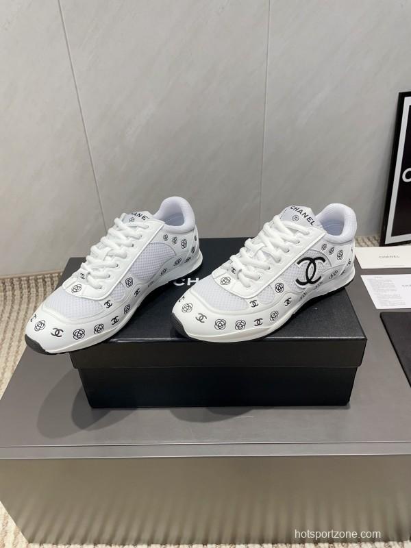 Chanel Silver Horn King II Casual Series Sports Shoes - KFY00330