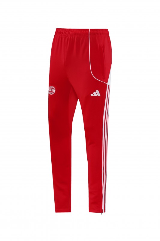25/26 Bayern Munich Red Full Zipper Jacket+Long Pants