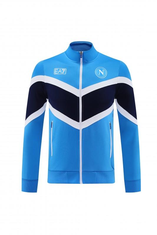 25/26 Napoli Blue/Black Full Zipper Jacket+Long Pants