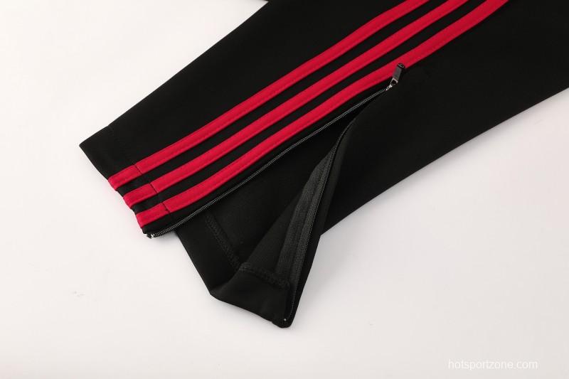 25/26 Liverpool FC Black  Full zipper Jacket Tracksuit+ long pants