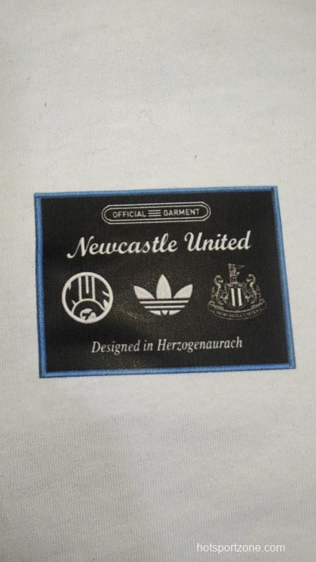 25/26 Adidas x Newcastle United Retro Embroidered Logo Hoodie 9 Colors