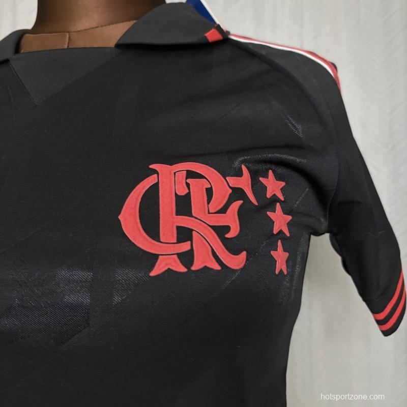 25/26 Women Flamenco Retro Black Jersey
