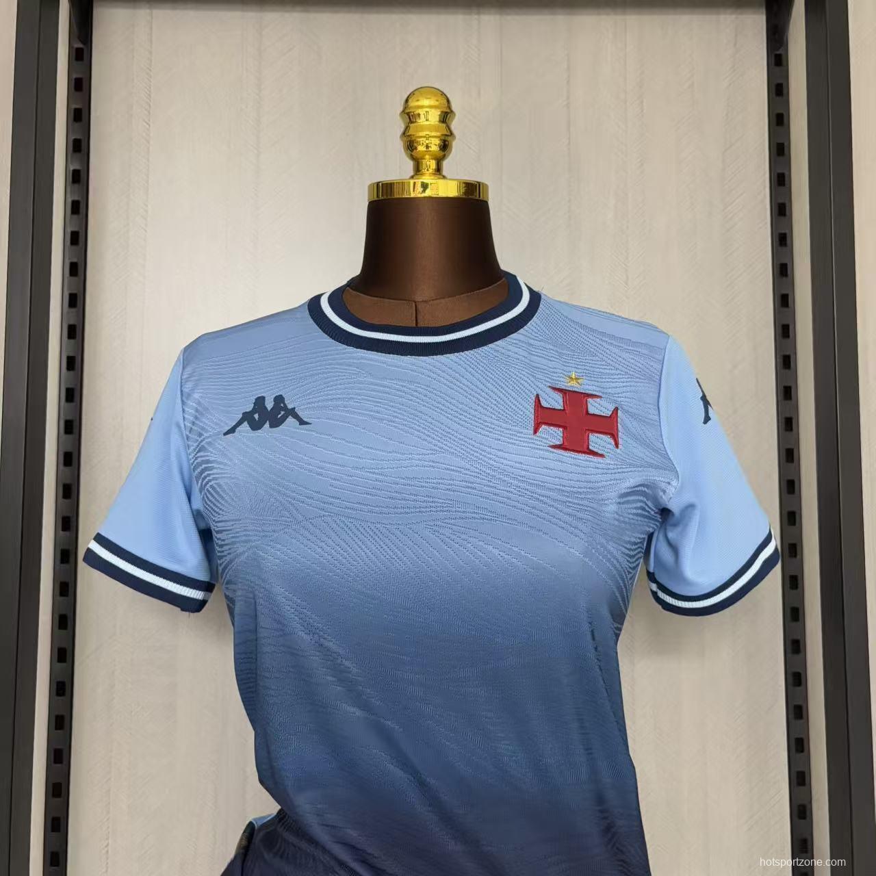 25/26 Women Vasco Da Gama Goalkeeper Blue Jersey