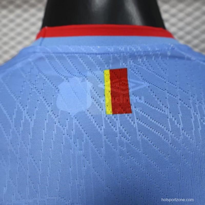 Player Version 2026 DR Congo Home Sky Blue Flame Jersey