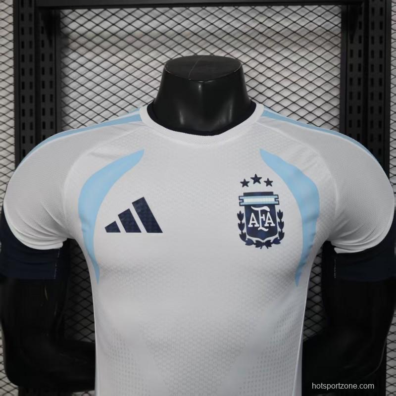 Player Version 2026 Argentina White Training Jersey