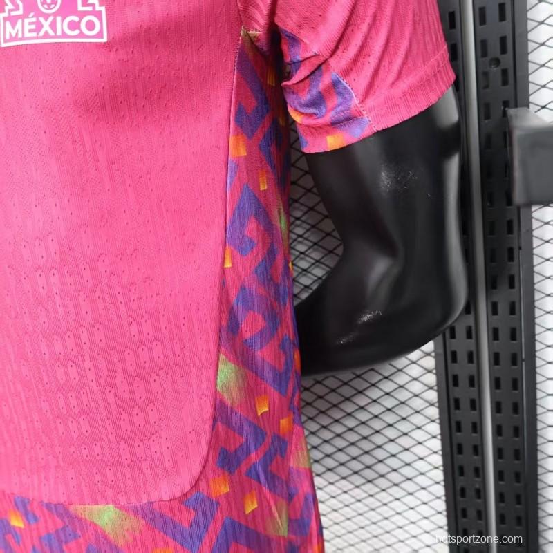 Player Version 2026 Mexico  Pink Training Jersey