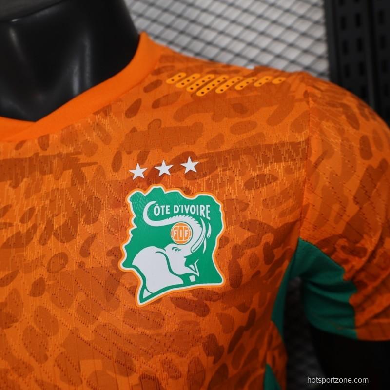 2026 Player Version Ivory Coast Home Jersey