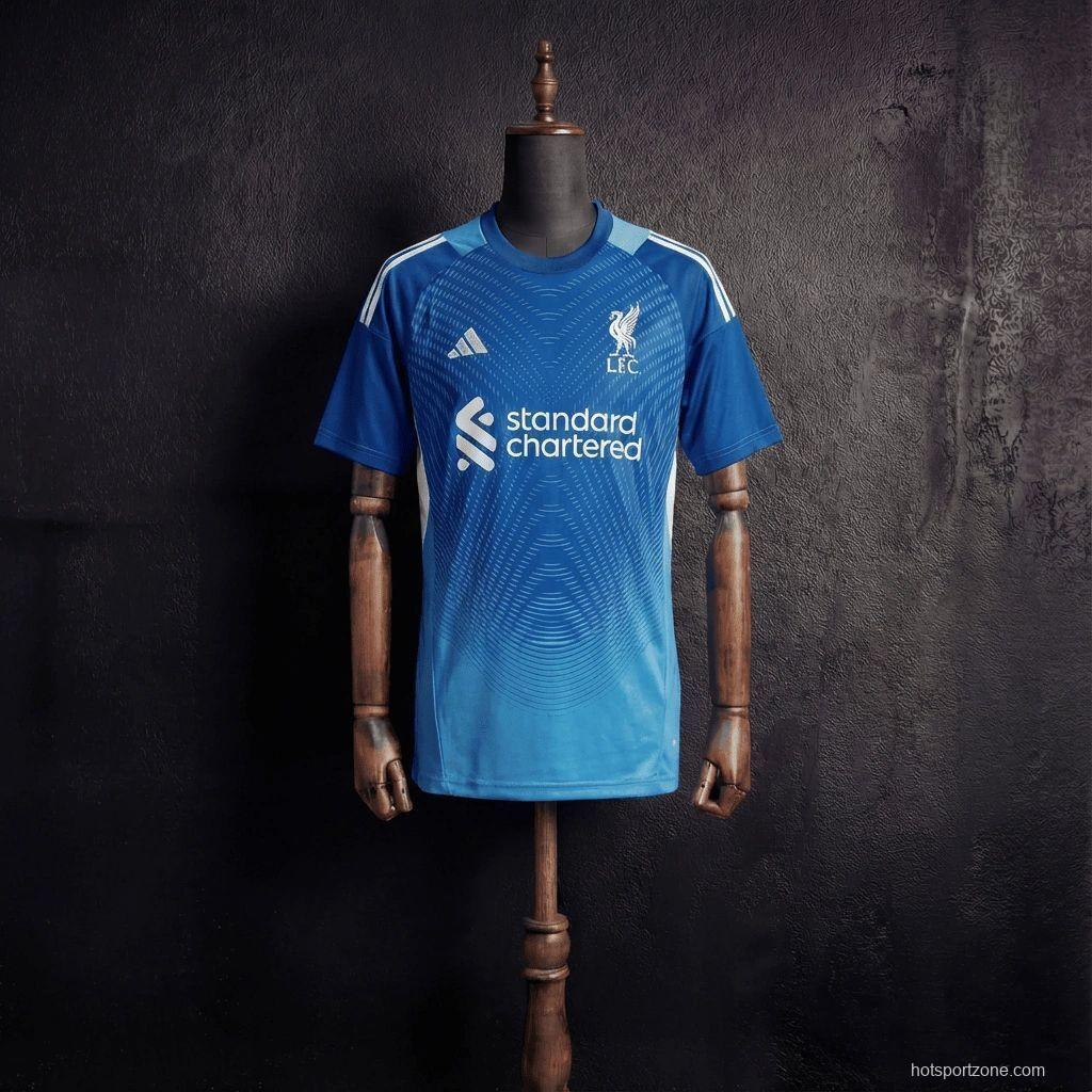 25/26 Liverpool Goalkeeper Blue Jersey