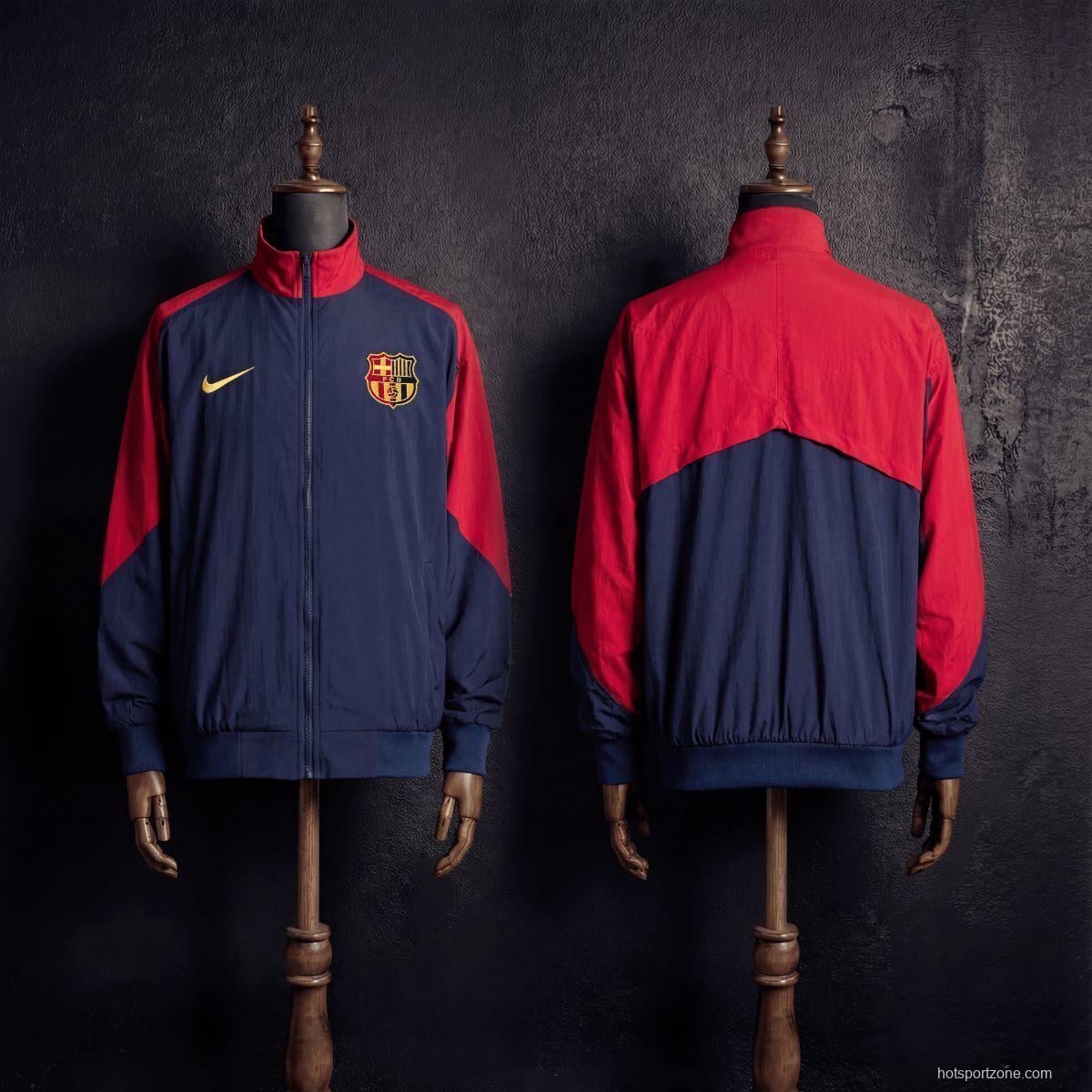 2026 Barcelona Black Jacket Windbreaker