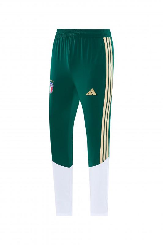 2026 Italy Green Hoodie Full Zipper Windbreaker + Long Pants