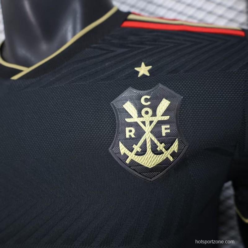 25/26 Player Version  Flamengo Away Black Jersey
